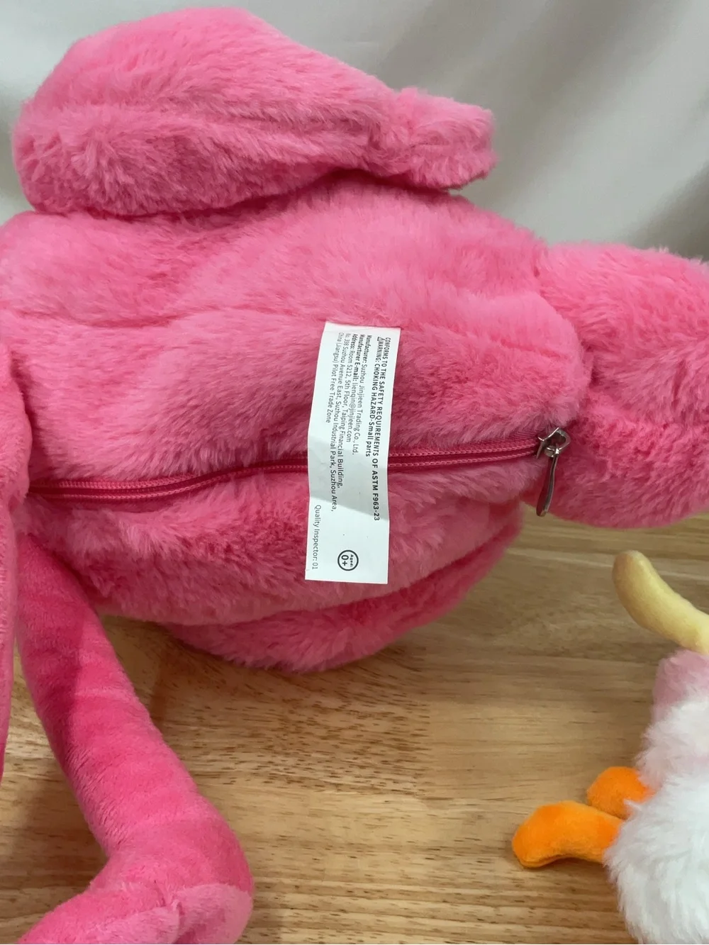 Plush Pink Flamingo Family Pet Toy Set